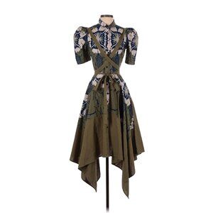 aalia cut dress latest Navy Blue Soft Cotton Alia M (38) Cottagecore Style Furniture - type Dresses & Jumpsuits Core Colors:Ruby Red Floral Check colors
